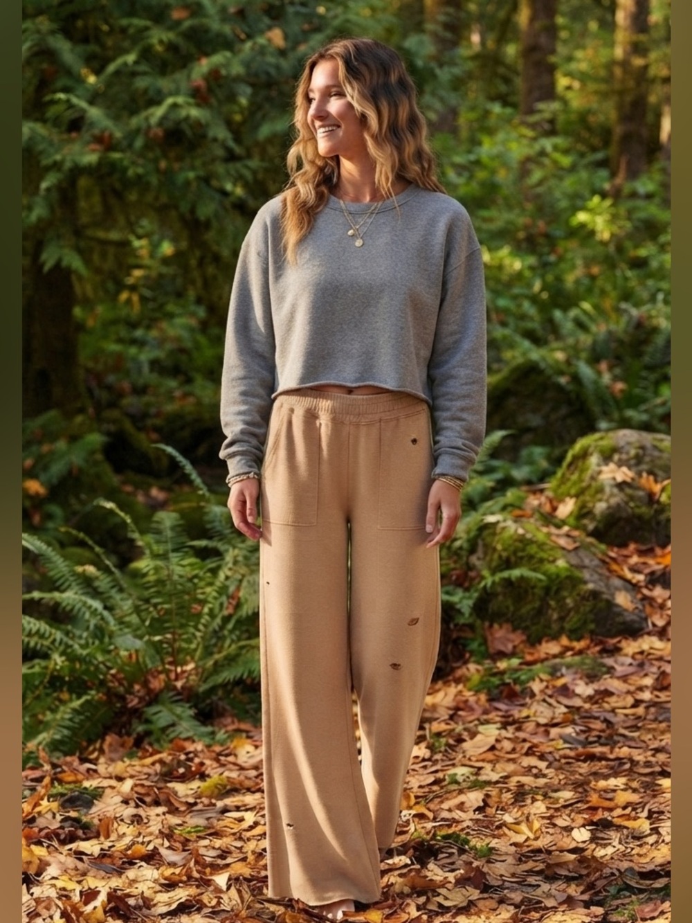 NWT OFFLINE by AERIE XS 90’s SKATER DISTRESSED WIDE LEG LOUNGE SWEATS
